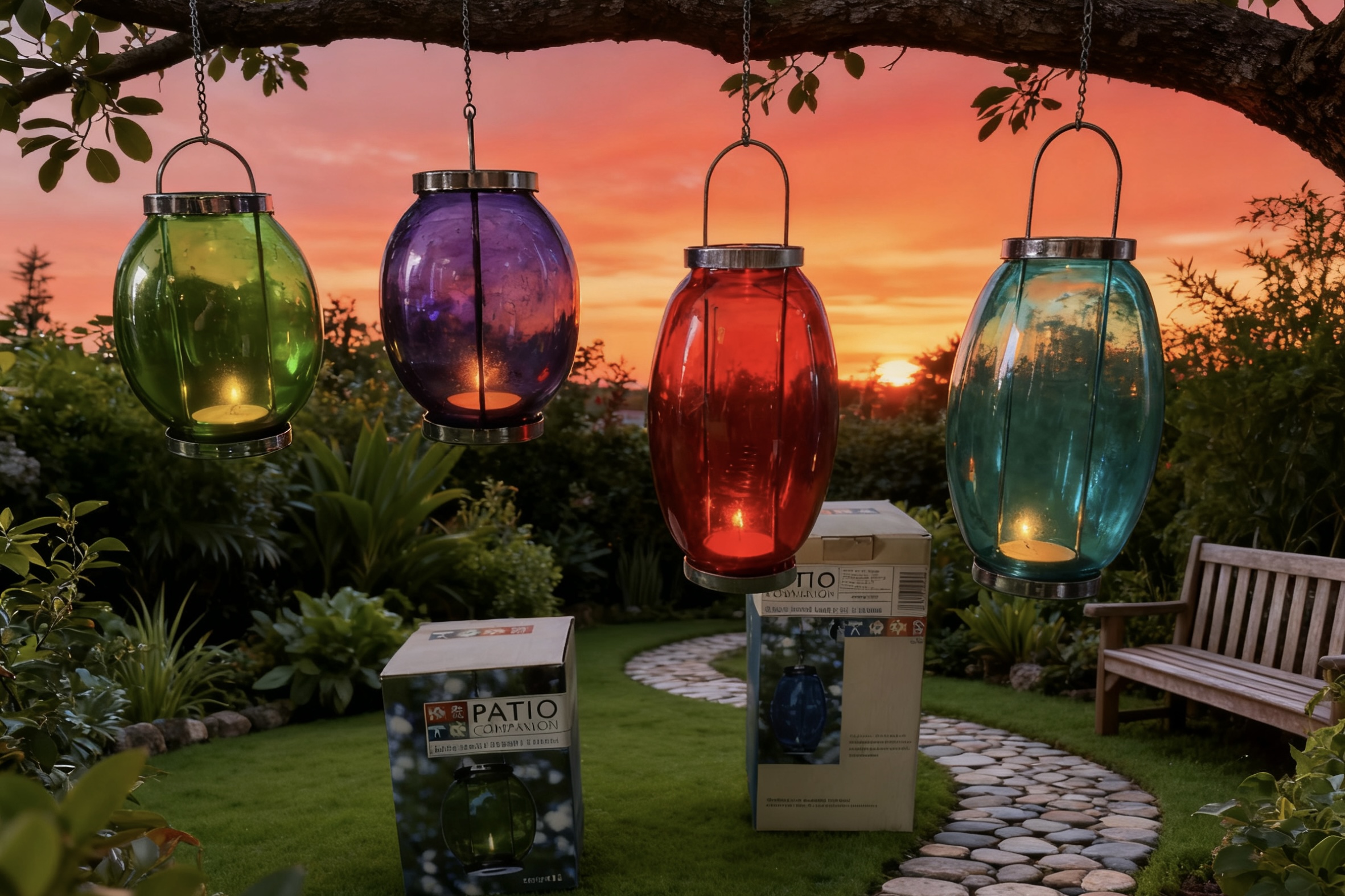 Camping Lantern Tealight Holder - Oval